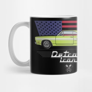 Lime Green Detroit Iron Mug